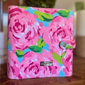 LILLY PULITZER Travel Foldup Jewelry Hotty Pink First ImpressionOrganizer